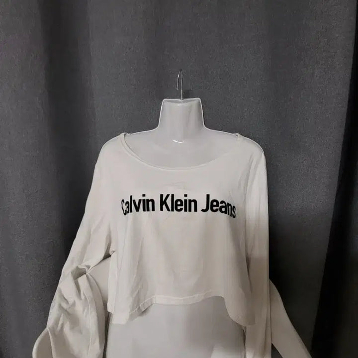 [BUNJANG] Calvin Klein One Shoulder Top / 캘빈클라인 원오픈숄더티