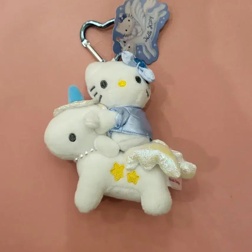 [BUNJANG] Hello Kitty Unicorn Plush Keyring / 헬로키티 유니콘 인형 키링