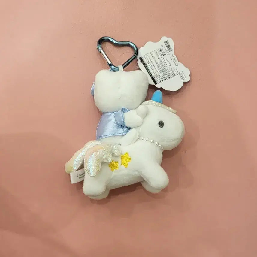 [BUNJANG] Hello Kitty Unicorn Plush Keyring / 헬로키티 유니콘 인형 키링