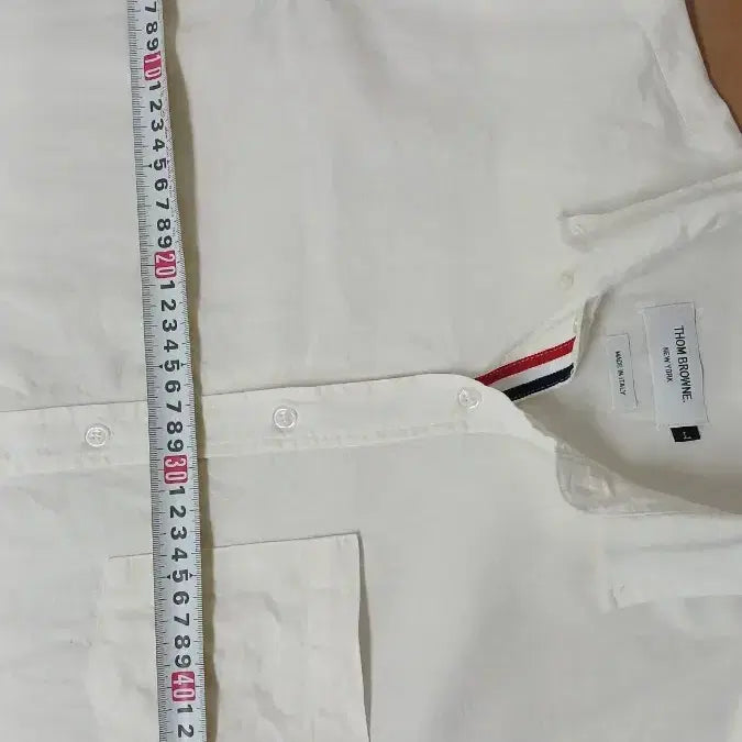 [SOLD OUT] 톰브라운 화이트 셔츠 긴팔 L사이즈