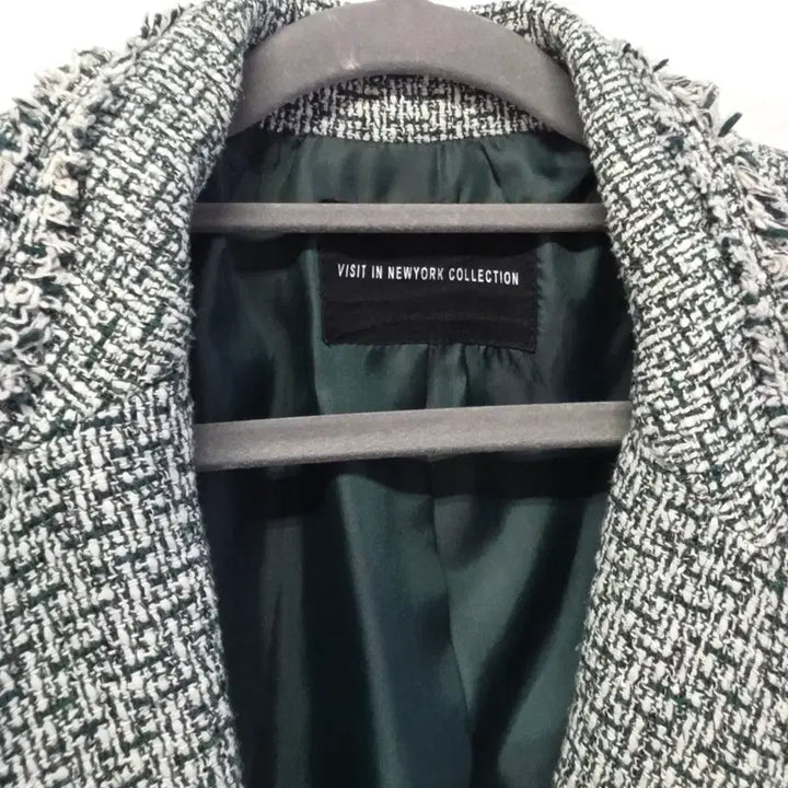 [BUNJANG] Visit in New York Tweed Jacket (Size 66) / 비지트인뉴욕   트위드 자켓 66