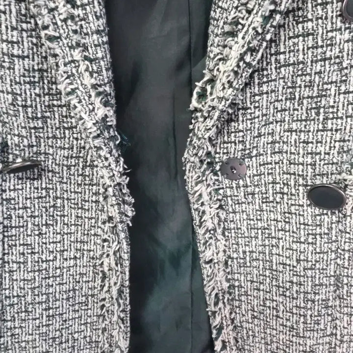 [BUNJANG] Visit in New York Tweed Jacket (Size 66) / 비지트인뉴욕   트위드 자켓 66