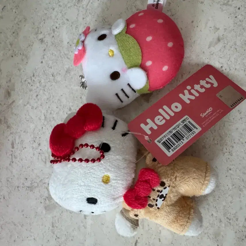 [BUNJANG] Hello Kitty Doll Keyring Set / 헬로키티 인형 가방걸이 키링 세트