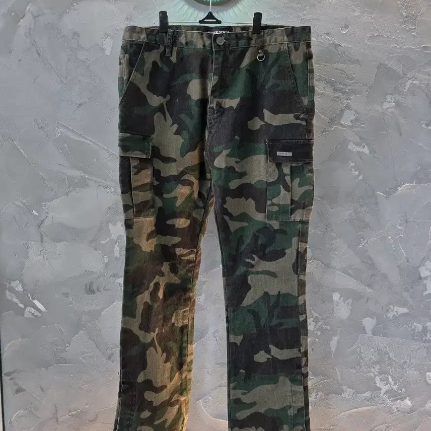 [BUNJANG] Hyper Denim Camo Cargo Pants / 하이퍼데님 카모 카고 팬츠 34사이즈(36도맞음)