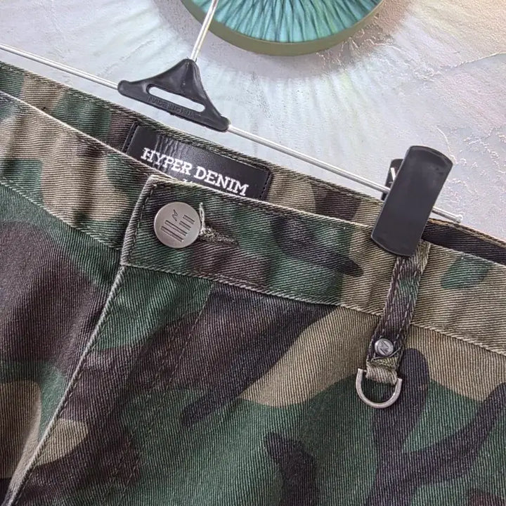 [BUNJANG] Hyper Denim Camo Cargo Pants / 하이퍼데님 카모 카고 팬츠 34사이즈(36도맞음)