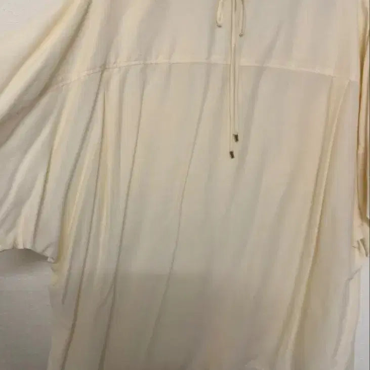 [BUNJANG] System Ivory Short Sleeve Blouse / 새상품/시스템 반팔 블라우스