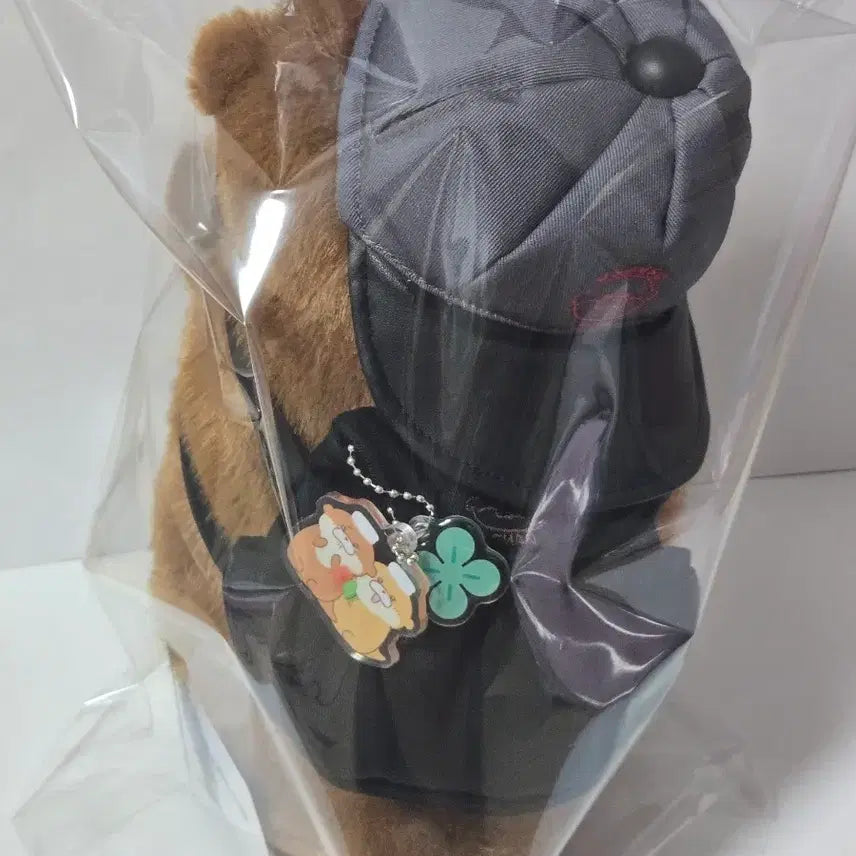 [SOLD OUT] [새상품]대학로 백팩 모자 우소우소짱 다크브라운 인형