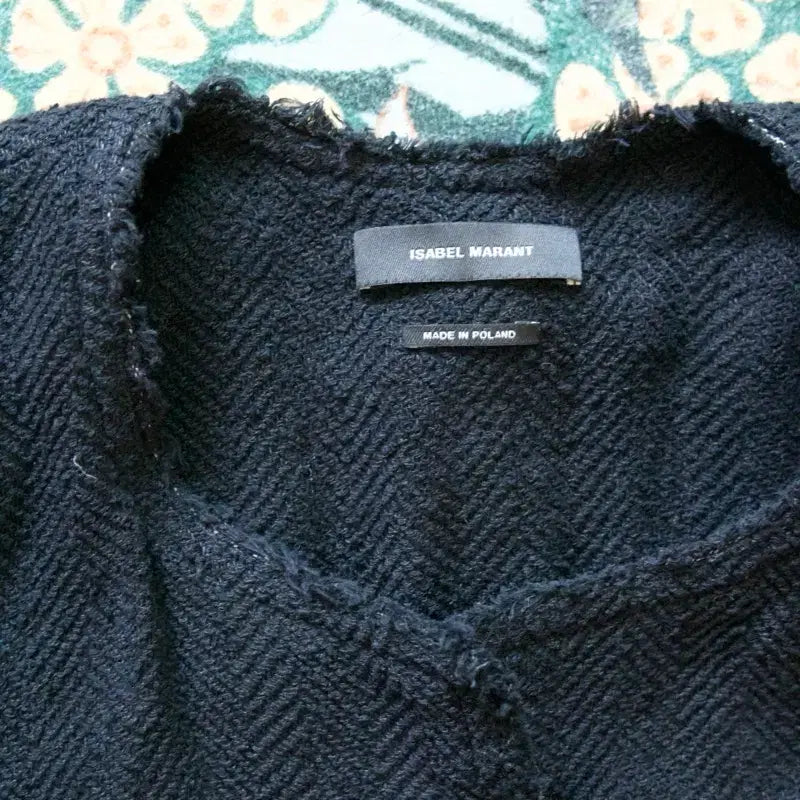 [BUNJANG] Isabel Marant Black Herringbone Jacket / 이자벨마랑 블랙 헤링본 자켓