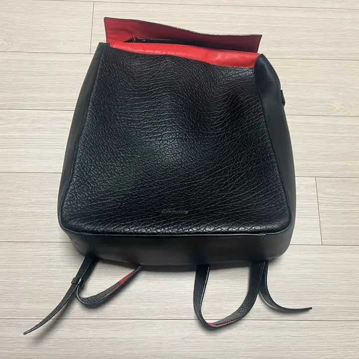[BUNJANG] Bruno Magli Leather Backpack / (상태극상) 정품 브루노말리 블랙 가죽 배낭 백팩
