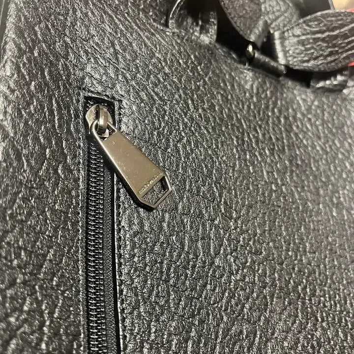 [BUNJANG] Bruno Magli Leather Backpack / (상태극상) 정품 브루노말리 블랙 가죽 배낭 백팩