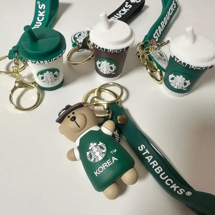 [SOLD OUT] 스타벅스 모양 키링 4개 일괄