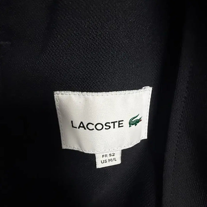 [BUNJANG] Lacoste Black Blouson Jacket / 라코스테 블랙 블루종 자켓