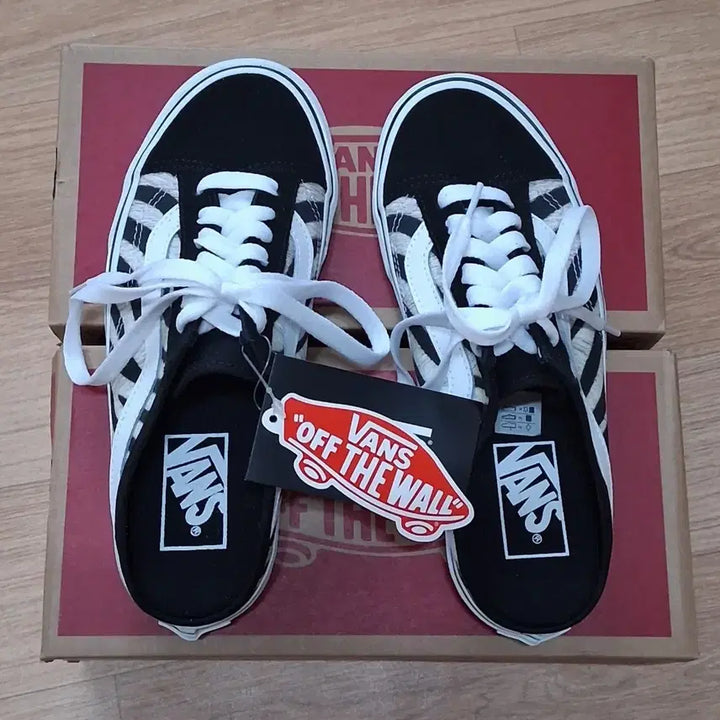 [SOLD OUT] 반스 스타일 36뮬 제브라 블랙 225