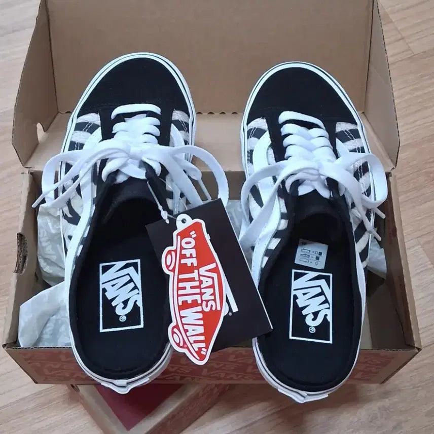 [SOLD OUT] 반스 스타일 36뮬 제브라 블랙 225