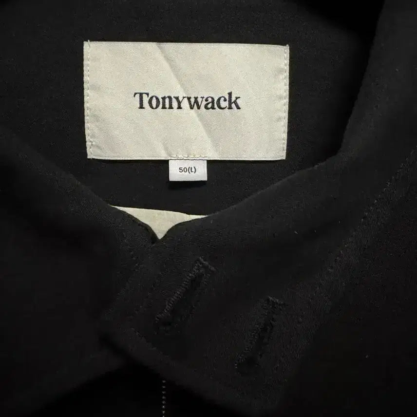 [BUNJANG] Toni Wek Black Harrington Jacket L Size / 토니웩 블랙 해링턴자켓 L사이즈