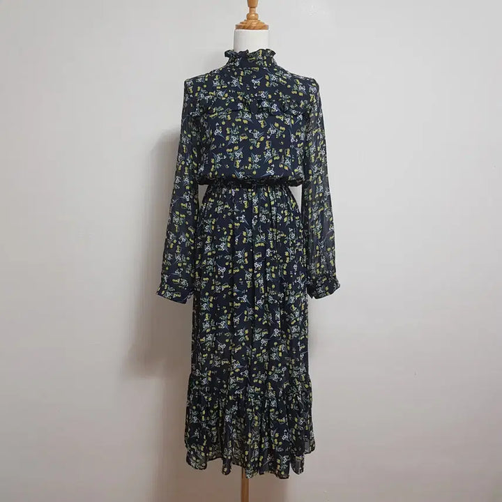 [BUNJANG] My Closet Navy Chiffon Dress / 4865/쉬폰원피스 여 free사이즈 네이비원피스/내옷방