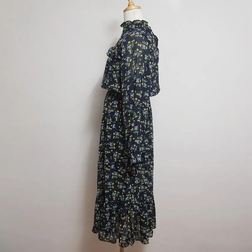 [BUNJANG] My Closet Navy Chiffon Dress / 4865/쉬폰원피스 여 free사이즈 네이비원피스/내옷방