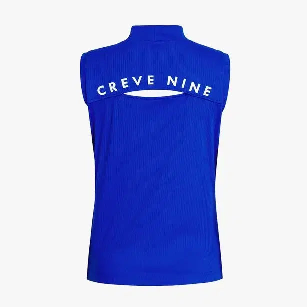 [BUNJANG] CREVE NINE Blue Logo Cooling Sleeveless Top / (새상품) CREVE NINE / 블루 로고 냉감 민소매 s(90)