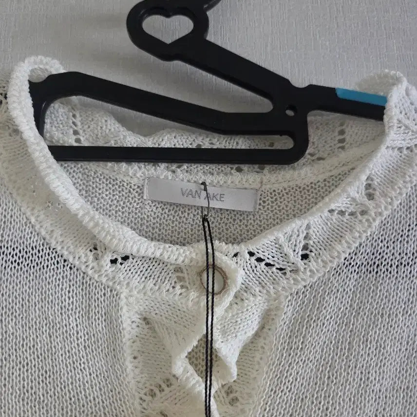 [BUNJANG] VAN AKE Ecru Short Sleeve Cardigan / VAN AKE 에크루 반팔 가디건