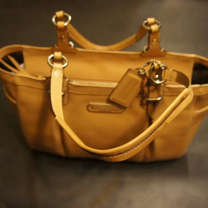 [BUNJANG] Coach Vintage Leather Tote Bag / 2535 코치가방 코치백 토트백 미니백 가죽백 가죽가방 빈티지가방