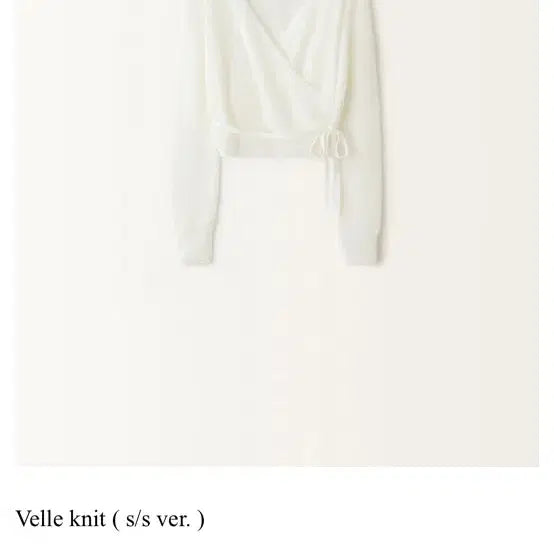 [BUNJANG] Shop Leaf Velle Knit (S/S Ver.) / (새상품 택O)샵리프 Leaf velle knit ( s/s ver.)