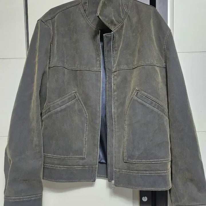 [BUNJANG] Zara Faux Washed Stitch Jacket / 자라 페이크 워싱스티치 자켓