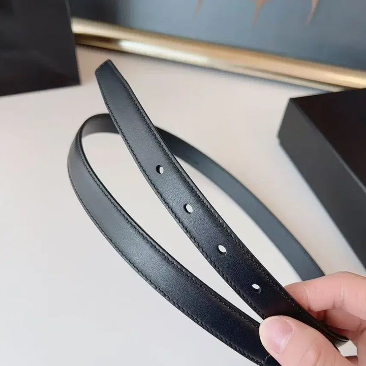 [BUNJANG] 생로랑 여성 벨트 2.0cm 폭 블랙 색상입니다 / 생로랑 여성 벨트 2.0cm 폭 블랙 색상입니다