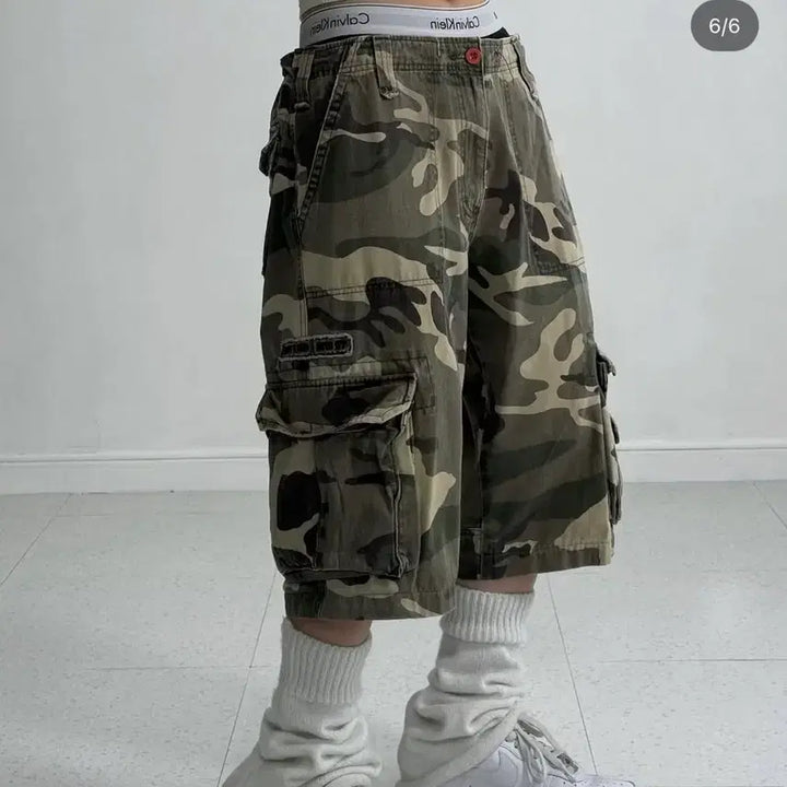 [SOLD OUT] 무오데 빈티지 카모 카반 카고 버뮤다 팬츠