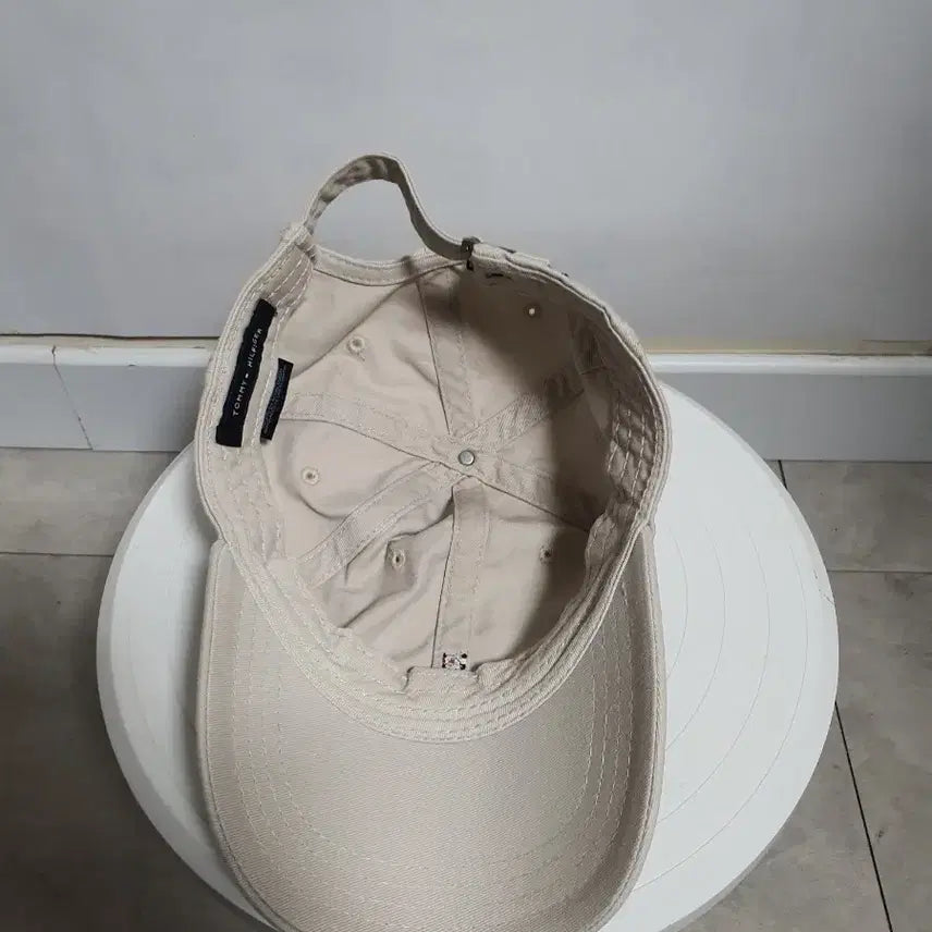 [BUNJANG] Tommy Hilfiger Mini Flag Ball Cap Beige / 타미힐피거 (Tommy Hilfiger) 미니 플래그 볼캡 베이지색 Fr