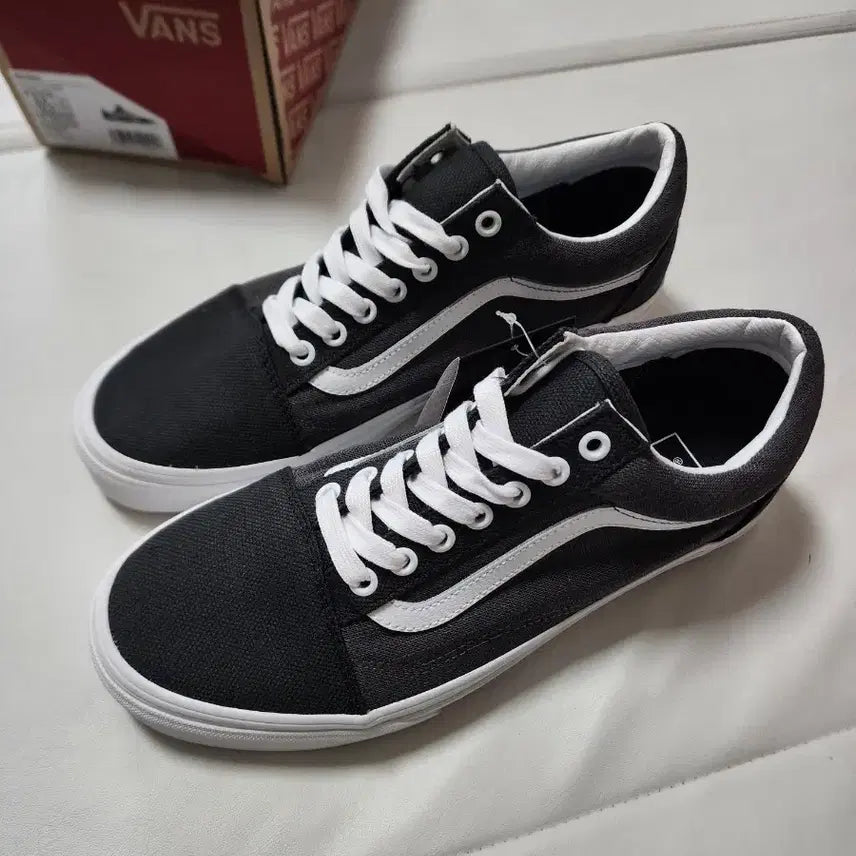 [BUNJANG] Vans Old Skool Summer Linen Black 270 / 반스올드스쿨블랙써머린넨270사이즈