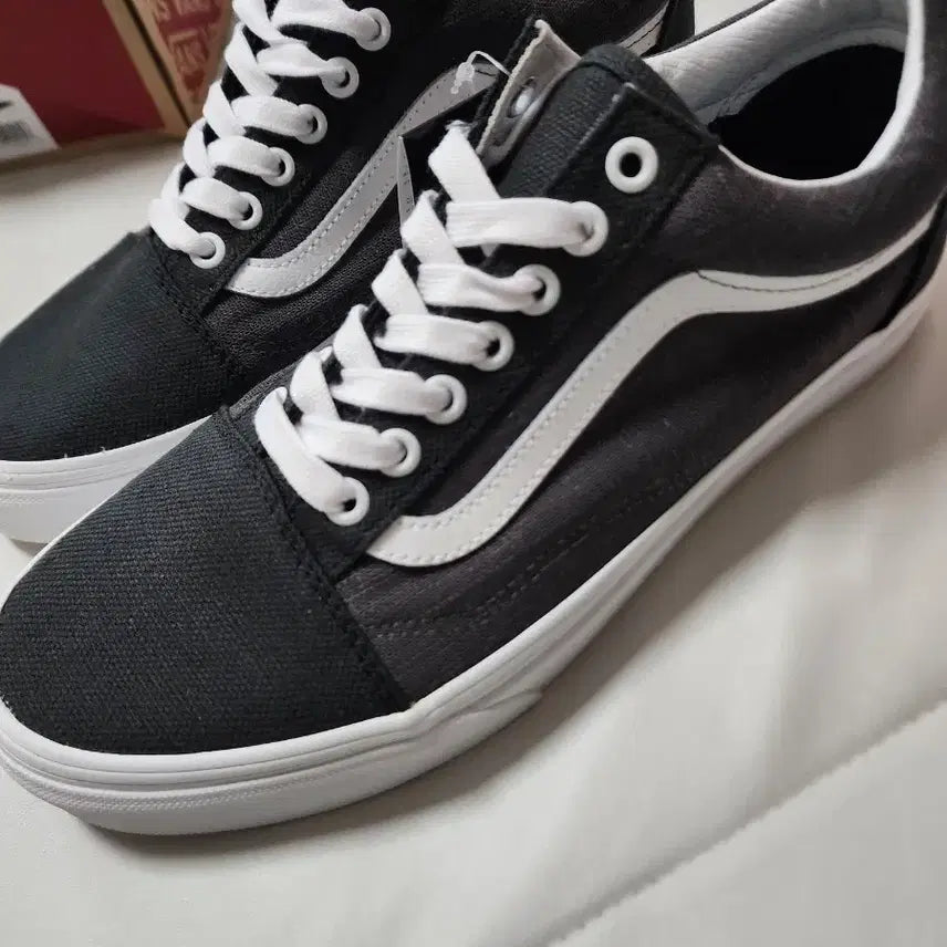 [BUNJANG] Vans Old Skool Summer Linen Black 270 / 반스올드스쿨블랙써머린넨270사이즈