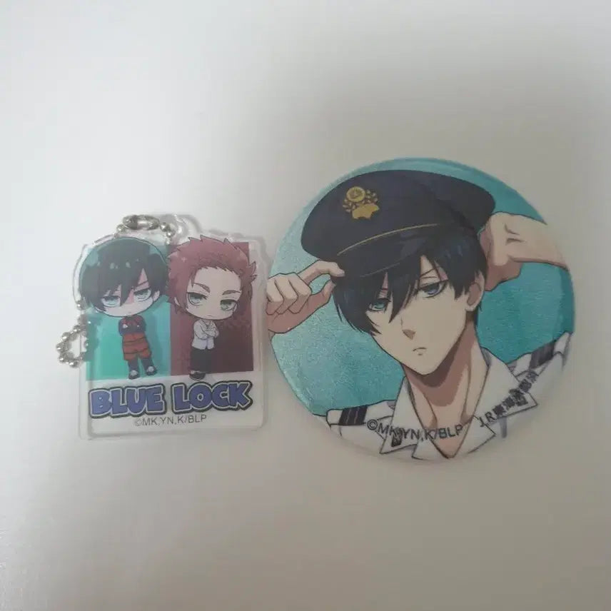 [BUNJANG] Itoshi Rin &amp; Itoshi Sae Bundle Set / 이토시 린 캔뱃지+이토시 사에,린 키링(일괄)