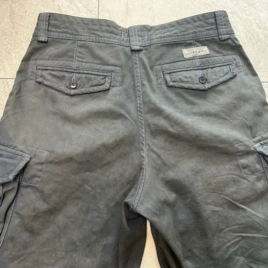 [BUNJANG] Polo Utility Cargo Shorts / 폴로 유틸리티 쇼츠 카고 쇼츠 블랙:31-32