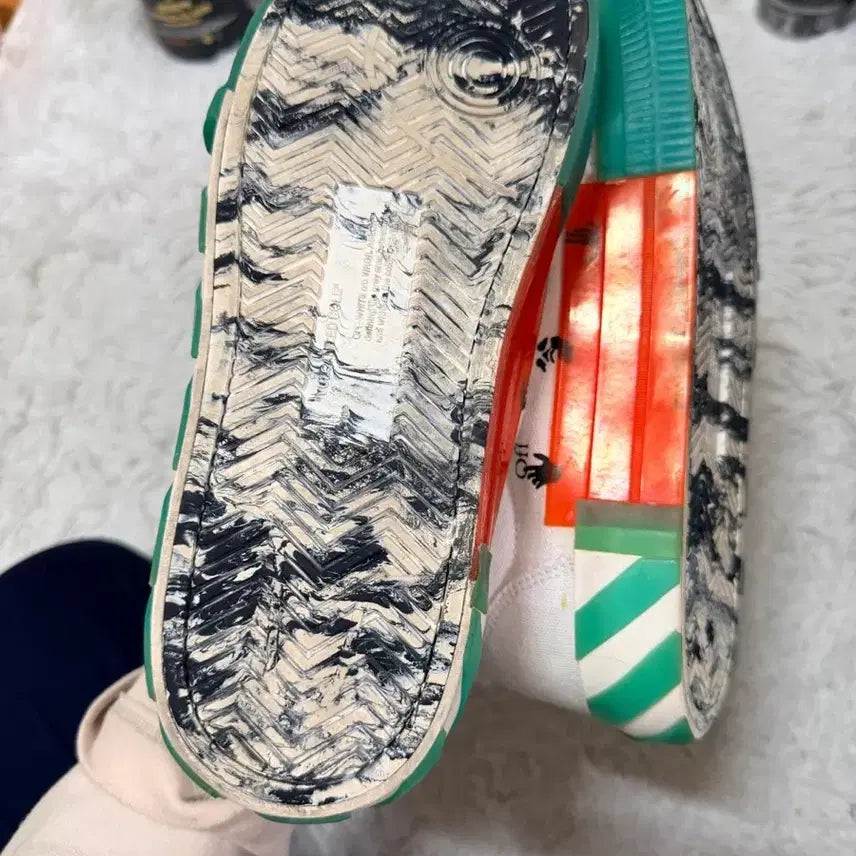 [BUNJANG] Off-White Bulk Sneakers Green/White / 오프화이트 벌크 스니커즈 그린/화이트