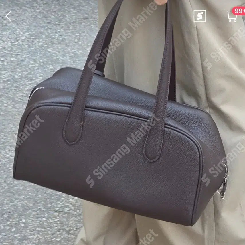 [BUNJANG] Leather Bowling Bag / 소가죽 볼링백(새상품)
