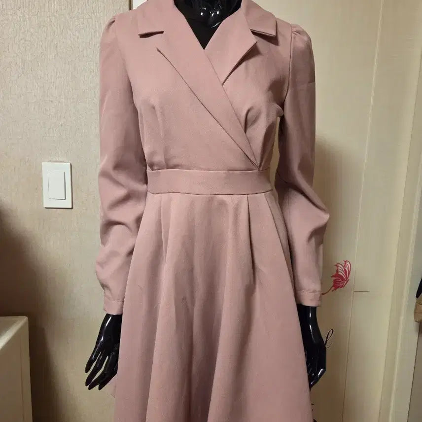 [BUNJANG] Pink Ribbon Dress / 핑크 리본원피스 정55