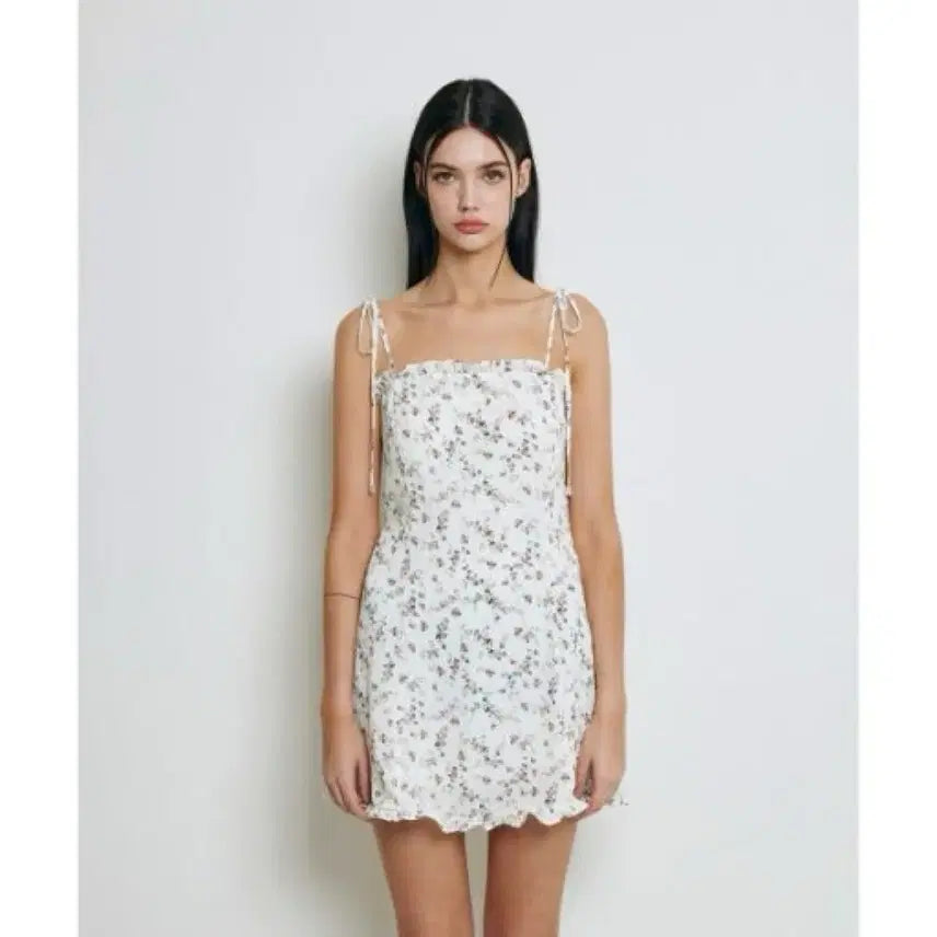 [BUNJANG] Not Your Rose Frill Mini Dress / 낫유어로즈 프릴 미니 드레스 화이트