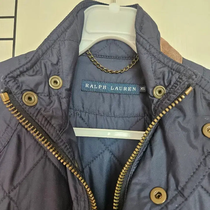 [BUNJANG] Polo Navy Quilted Jacket / 폴로 네이비 퀄팅 자켓