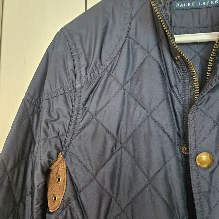 [BUNJANG] Polo Navy Quilted Jacket / 폴로 네이비 퀄팅 자켓