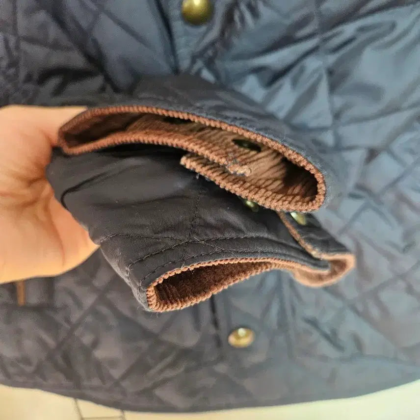 [BUNJANG] Polo Navy Quilted Jacket / 폴로 네이비 퀄팅 자켓