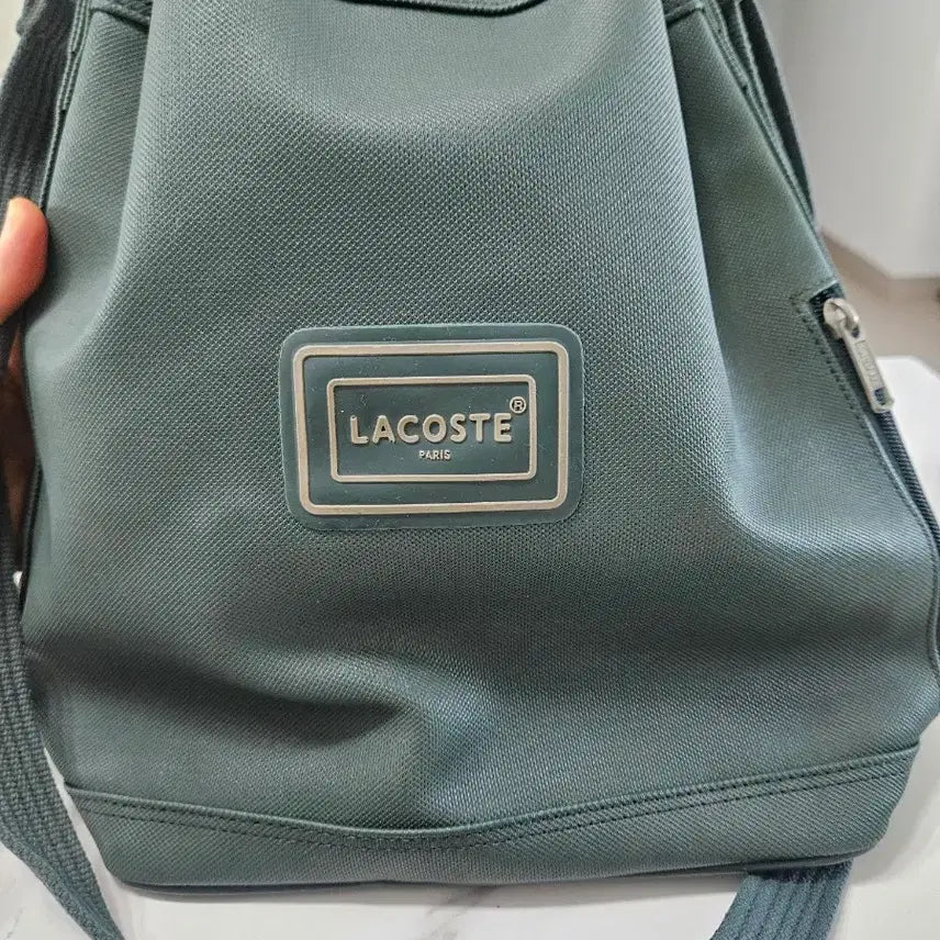 [BUNJANG] Lacoste Bucket Bag Green Shoulder Bag / Lacoste 라코스테 버킷백 그린 숄더백