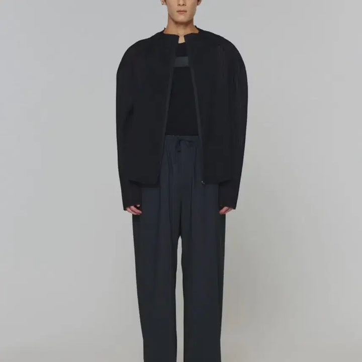 [BUNJANG] Amomento Pleats Jacket L / 아모멘토 플리츠 자켓 L
