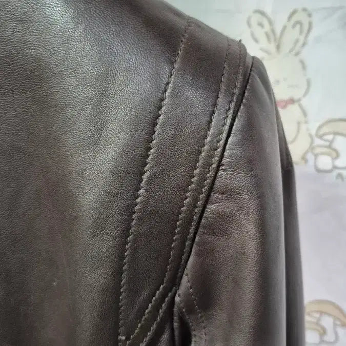 [BUNJANG] Danie Handmade Lambskin Leather Jacket / 캐나다) 다니에    핸드메이드   양가죽   자켓