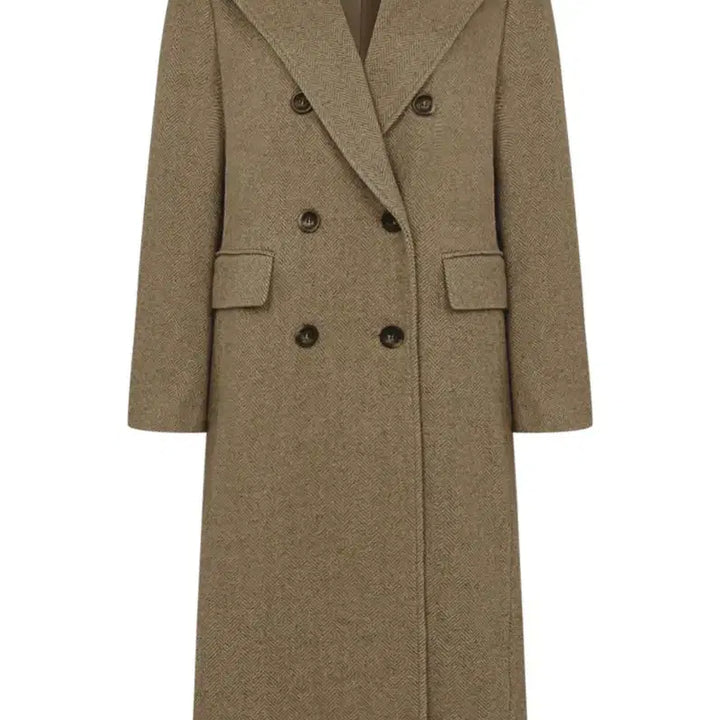 [BUNJANG] BYLYNN Herringbone Double Button Wool Coat / 라인 울코트! 쿠에른 호와스 lfm 시야쥬 리본빛 얼바닉30 에토스