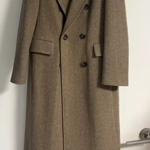 [BUNJANG] BYLYNN Herringbone Double Button Wool Coat / 라인 울코트! 쿠에른 호와스 lfm 시야쥬 리본빛 얼바닉30 에토스