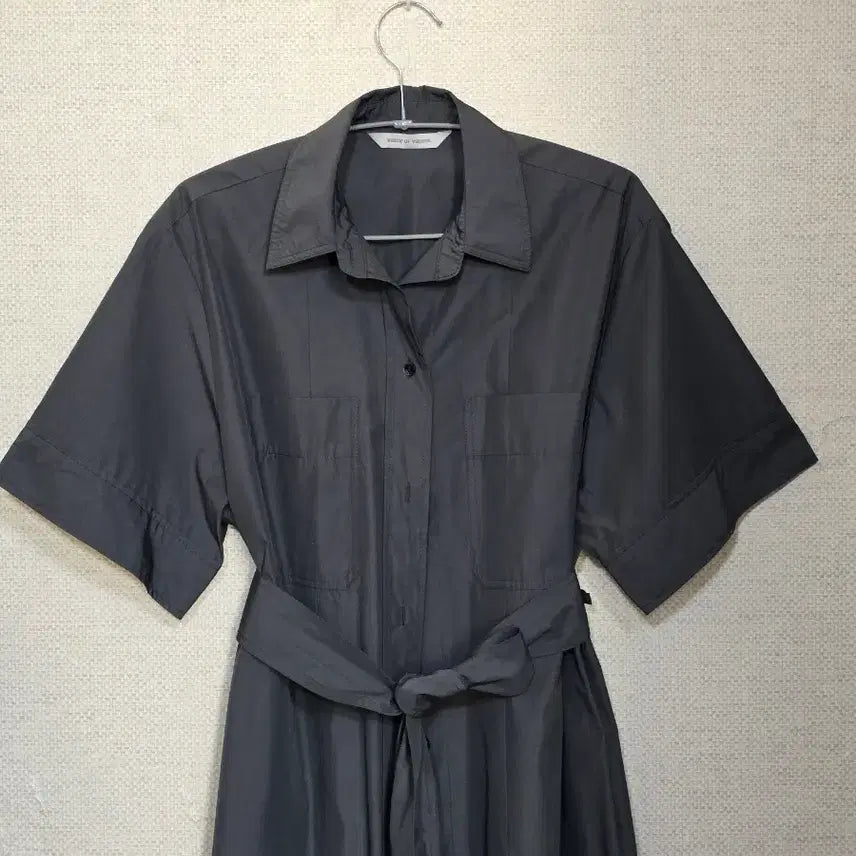 [BUNJANG] Vov Long Shirt Dress / 보브 셔츠형 롱원피스(55~66)