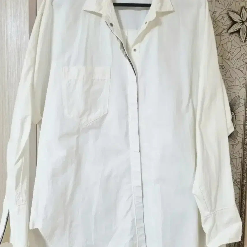 [BUNJANG] Time Oversized White Shirt / 타임 셔츠 77 88