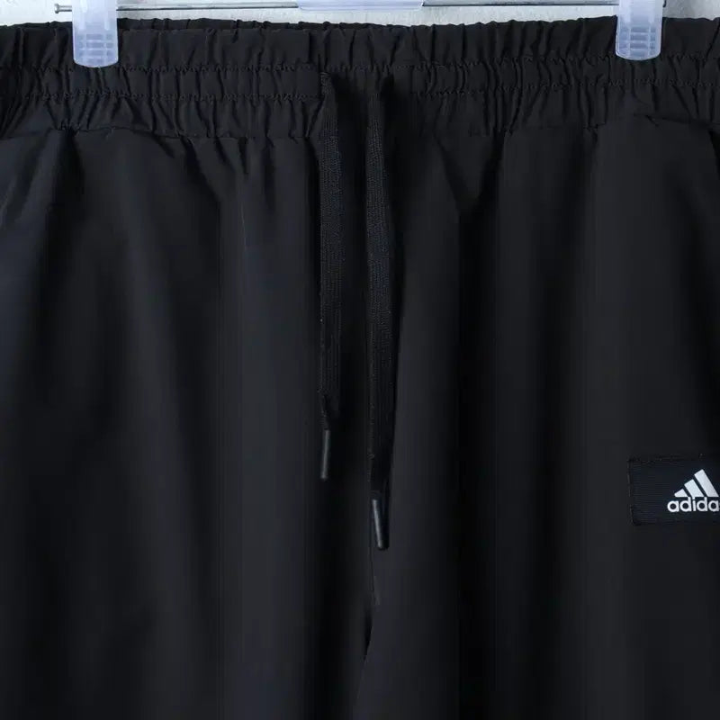 [BUNJANG] Adidas Training Pants 7/10 Nylon Black / (XL-2XL) 아디다스 트레이닝복 바지 7부 나일론 블랙-252D