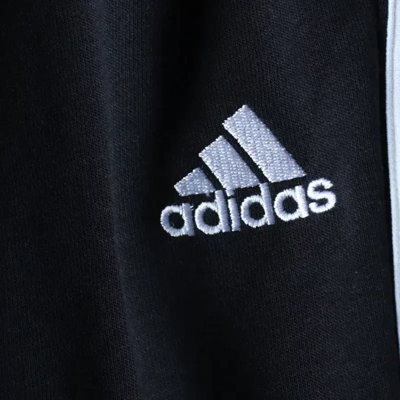 [BUNJANG] Adidas Training Pants Black Three Stripes Jogger / (S-M) 아디다스 트레이닝복 바지 블랙 삼선 조거 밴딩-2534