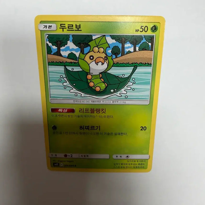 [BUNJANG] Durubo Pokemon Card / 두르보 포켓몬카드